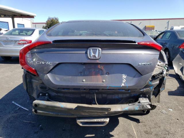 2HGFC2F83KH522969 - 2019 HONDA CIVIC SPORT GRAY photo 6