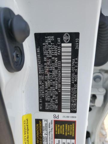 4T1BF1FK0HU413333 - 2017 TOYOTA CAMRY LE WHITE photo 12