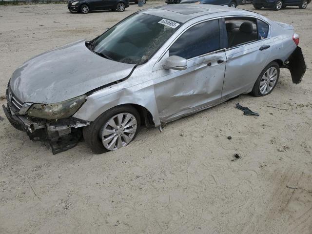 1HGCR2F89FA152410 - 2015 HONDA ACCORD EXL SILVER photo 1