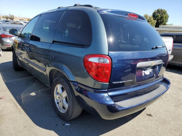 1D4GP45R36B629342 - 2006 DODGE CARAVAN SXT BLUE photo 2