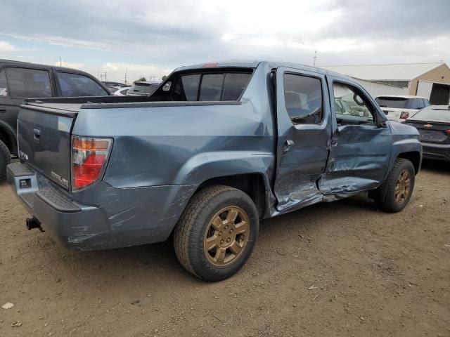 2HJYK16568H538095 - 2008 HONDA RIDGELINE RTL BLUE photo 3