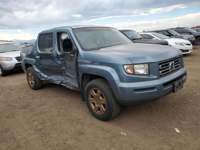 2HJYK16568H538095 - 2008 HONDA RIDGELINE RTL BLUE photo 4