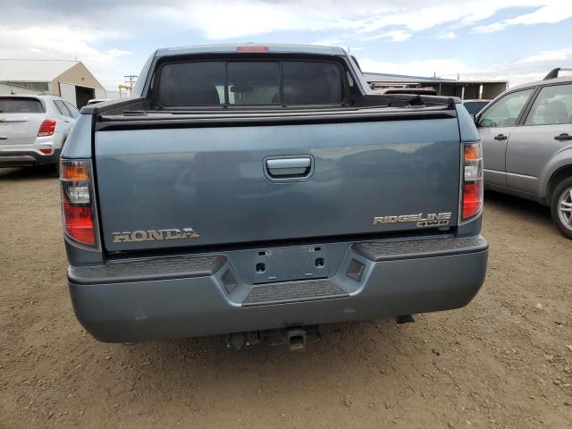 2HJYK16568H538095 - 2008 HONDA RIDGELINE RTL BLUE photo 6