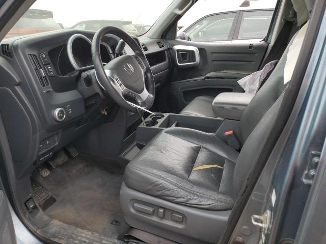 2HJYK16568H538095 - 2008 HONDA RIDGELINE RTL BLUE photo 7