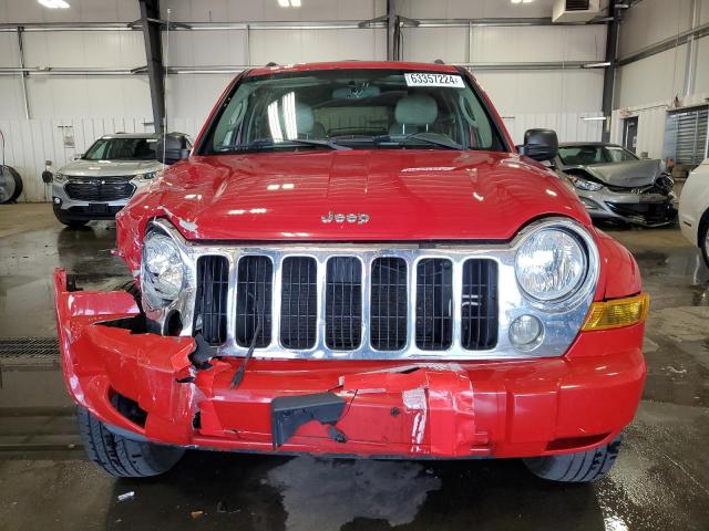 1J4GL58K15W563548 - 2005 JEEP LIBERTY LIMITED RED photo 5