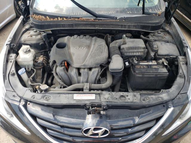 5NPEB4AC1DH699163 - 2013 HYUNDAI SONATA GLS BLACK photo 11