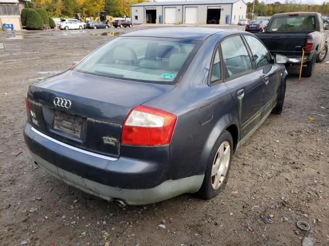 WAULC68E62A289712 - 2004 AUDI A4 1.8T QUATTRO GRAY photo 4