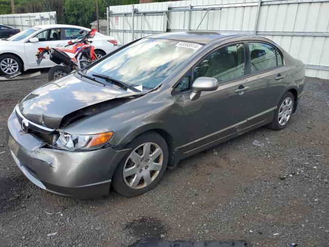 2HGFA16567H310709 - 2007 HONDA CIVIC LX GRAY photo 1