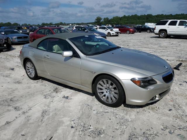 WBAEK73464B320034 - 2004 BMW 645 CI AUTOMATIC BEIGE photo 4