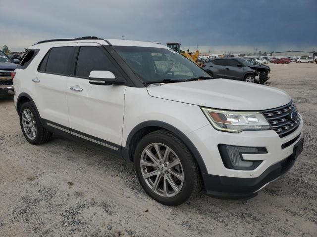 1FM5K7F84HGB47720 - 2017 FORD EXPLORER LIMITED WHITE photo 4