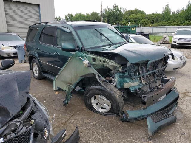 5TDZT38A02S101357 - 2002 TOYOTA SEQUOIA LIMITED GREEN photo 4