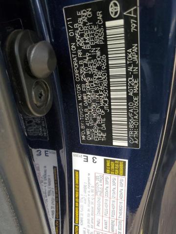 JTKJF5C7XB3019626 - 2011 TOYOTA SCION TC 蓝色 照片 12