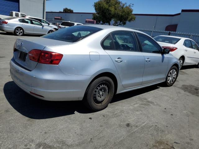 3VW2K7AJ9DM304642 - 2013 VOLKSWAGEN JETTA BASE SILVER photo 3