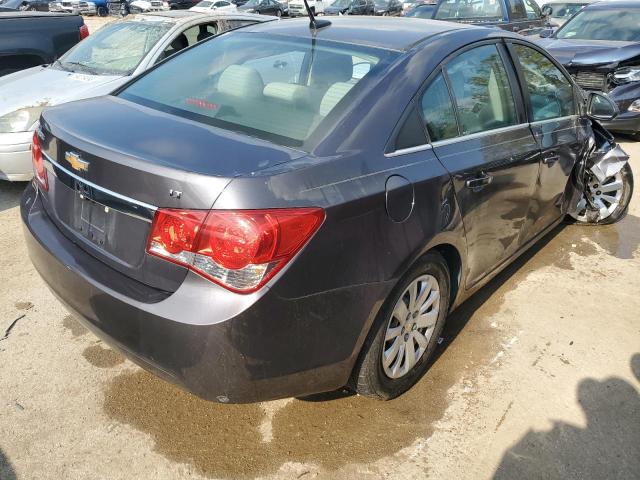 1G1PF5S97B7193157 - 2011 CHEVROLET CRUZE LT GRAY photo 3