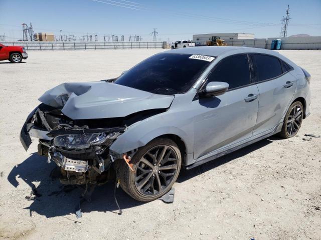 SHHFK7H42MU222873 - 2021 HONDA CIVIC SPORT ნაცრისფერი ფოტო 1