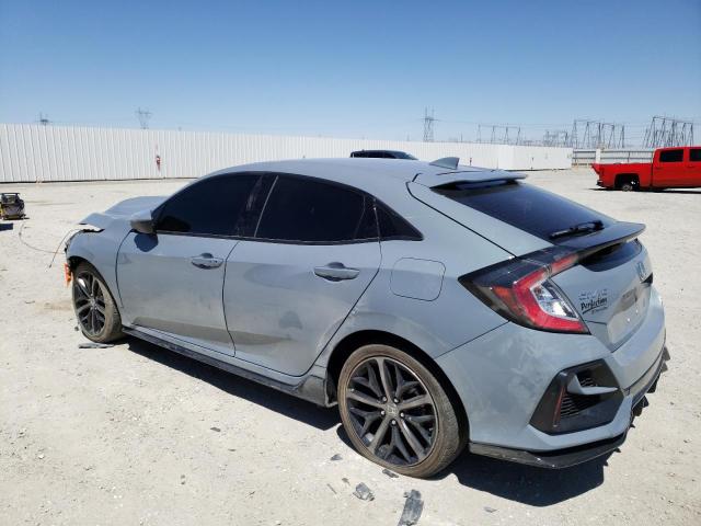 SHHFK7H42MU222873 - 2021 HONDA CIVIC SPORT ნაცრისფერი ფოტო 2