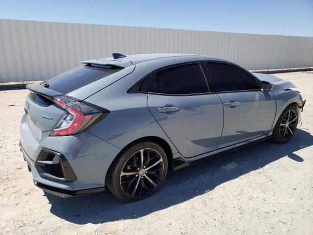 SHHFK7H42MU222873 - 2021 HONDA CIVIC SPORT ნაცრისფერი ფოტო 3