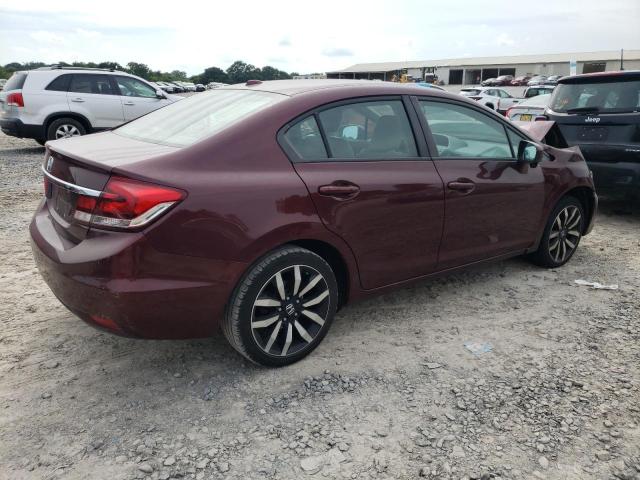 2HGFB2F9XFH513607 - 2015 HONDA CIVIC EXL BURGUNDY photo 3