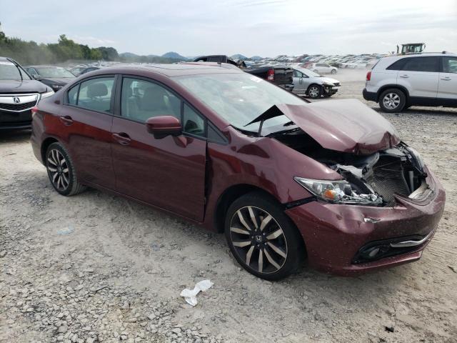 2HGFB2F9XFH513607 - 2015 HONDA CIVIC EXL BURGUNDY photo 4