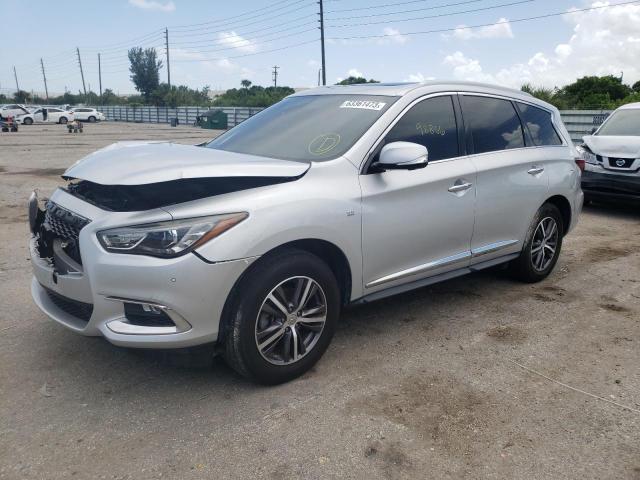 5N1DL0MN6KC527326 - 2019 INFINITI QX60 LUXE SILVER photo 1