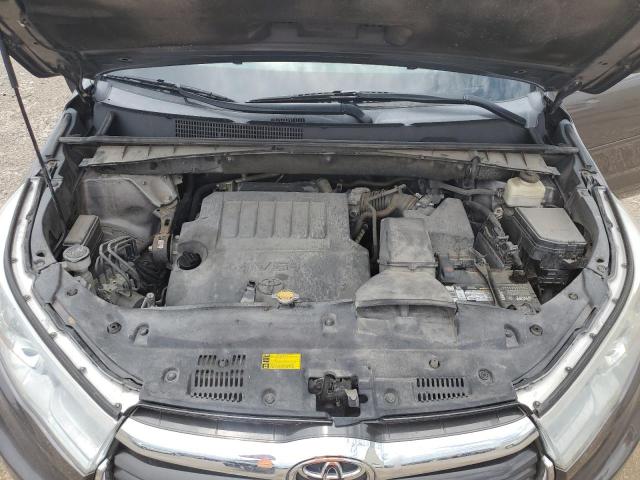 5TDKKRFH4FS088299 - 2015 TOYOTA HIGHLANDER XLE GRAY photo 12