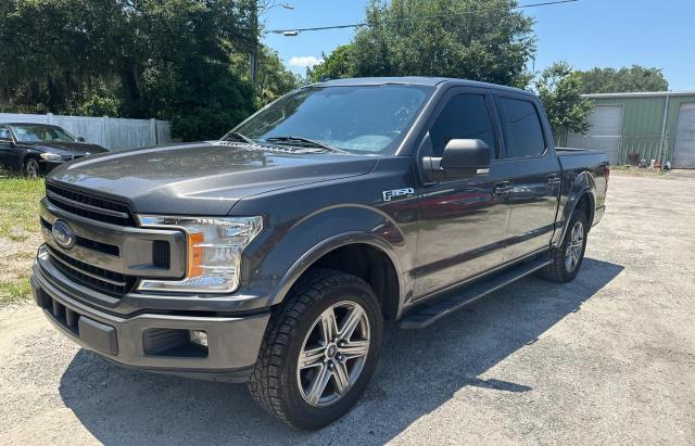 1FTEW1CG8JKC09866 - 2018 FORD F150 SUPERCREW GRAY photo 2