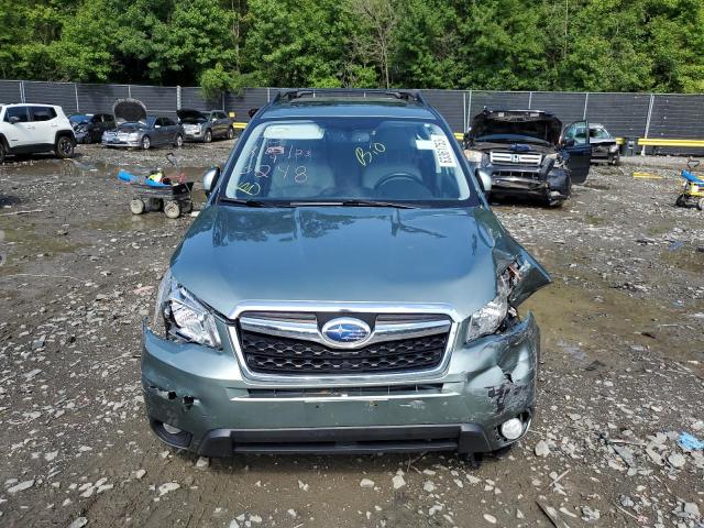 JF2SJAMC7EH493248 - 2014 SUBARU FORESTER 2.5I TOURING GREEN photo 5