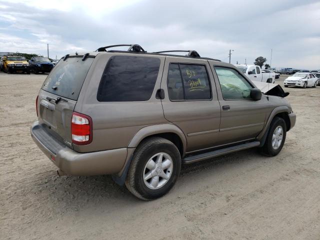 JN8DR09XX1W563342 - 2001 NISSAN PATHFINDER LE თაფლისფერი ფოტო 3