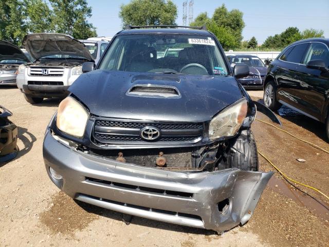 JTEHD20V240025112 - 2004 TOYOTA RAV4 GRAY photo 5