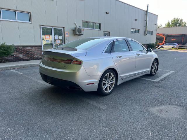 3LN6L2J93ER823860 - 2014 LINCOLN MKZ SILVER photo 4