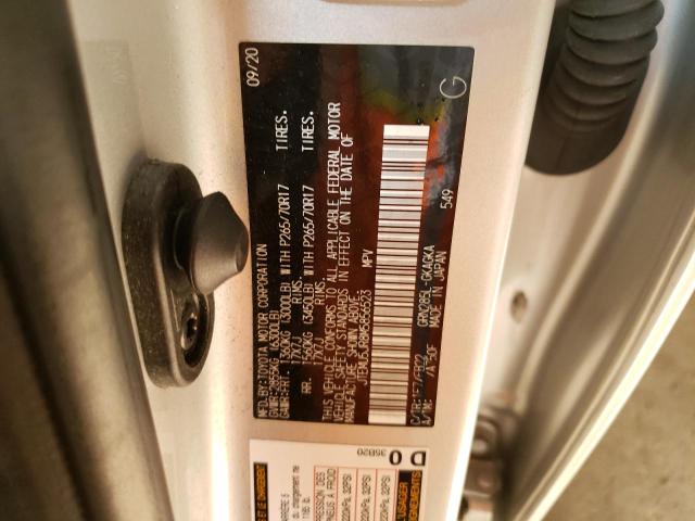 JTEMU5JR8M5856523 - 2021 TOYOTA 4RUNNER SR5/SR5 PREMIUM 银色 照片 13