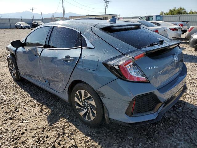 SHHFK7H37KU210898 - 2019 HONDA CIVIC LX BLUE photo 2