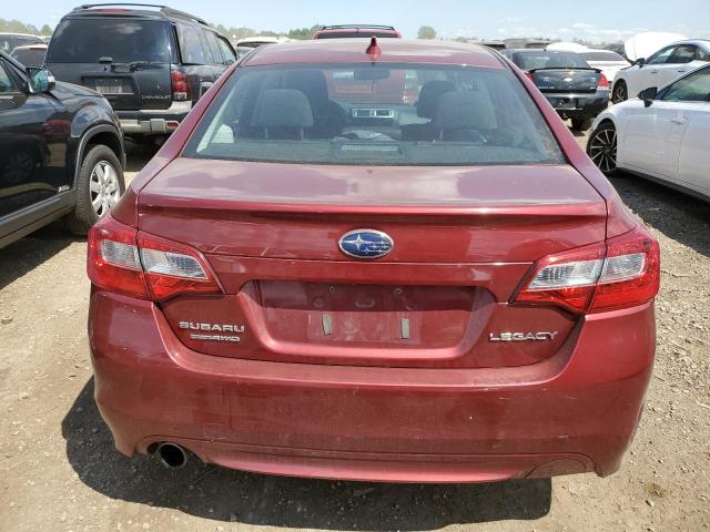 4S3BNBD60G3058249 - 2016 SUBARU LEGACY 2.5I PREMIUM RED photo 6