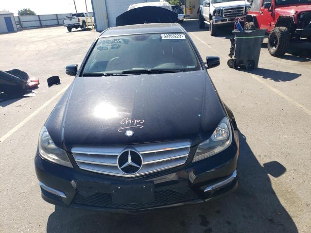 WDDGF8AB7DR272984 - 2013 MERCEDES-BENZ C 300 4MATIC BLACK photo 5