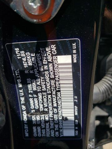 SHHFK7H42HU407544 - 2017 HONDA CIVIC SPORT 黑色 照片 12