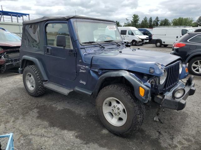 1J4FA49S4YP780746 - 2000 JEEP WRANGLER / SPORT BLUE photo 4