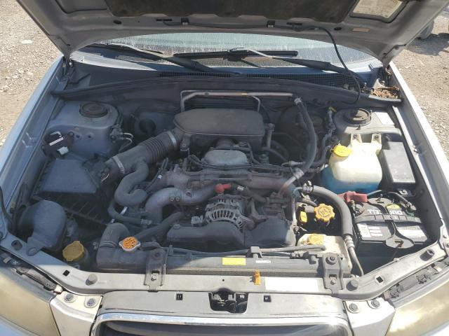 JF1SG65655H719327 - 2005 SUBARU FORESTER 2.5XS Серебристый фото 11