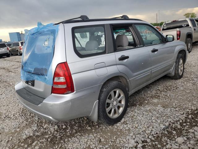 JF1SG65655H719327 - 2005 SUBARU FORESTER 2.5XS Серебристый фото 3
