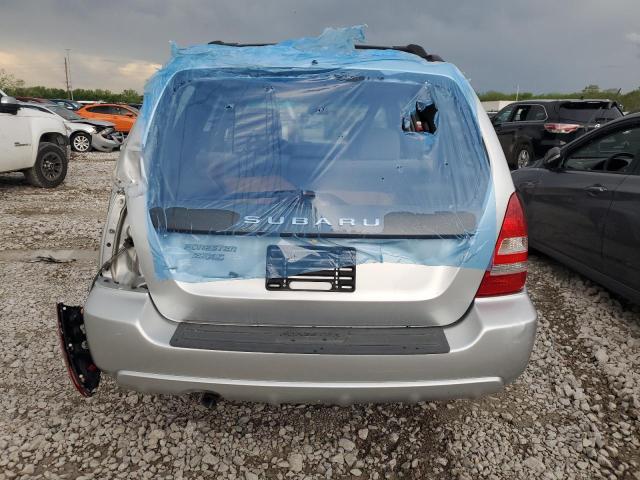 JF1SG65655H719327 - 2005 SUBARU FORESTER 2.5XS Серебристый фото 6