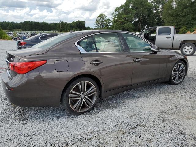 JN1EV7AR7HM833511 - 2017 INFINITI Q50 PREMIUM BROWN photo 3