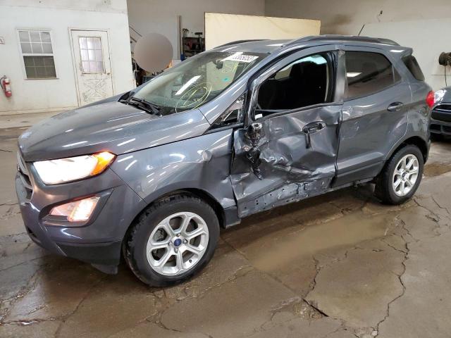 MAJ3P1TE3JC187522 - 2018 FORD ECOSPORT SE GRAY photo 1