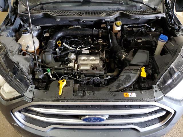 MAJ3P1TE3JC187522 - 2018 FORD ECOSPORT SE GRAY photo 11