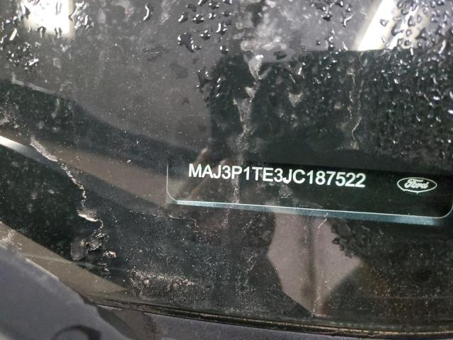 MAJ3P1TE3JC187522 - 2018 FORD ECOSPORT SE GRAY photo 12