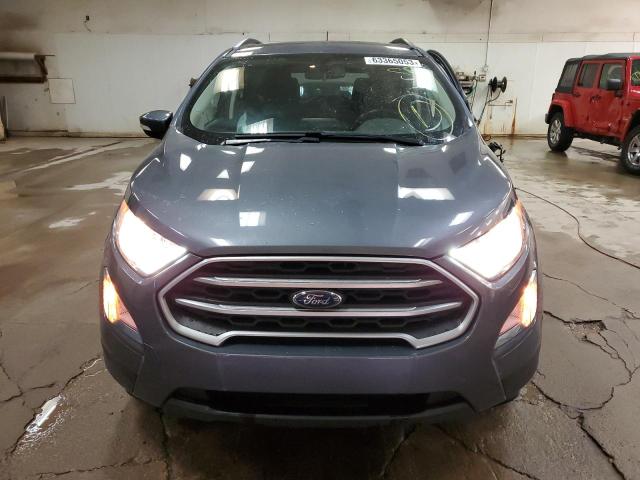 MAJ3P1TE3JC187522 - 2018 FORD ECOSPORT SE GRAY photo 5
