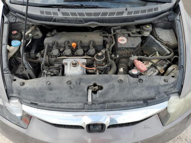 2HGFA1F68AH519157 - 2010 HONDA CIVIC LX-S Մոխրագույն լուսանկար 11