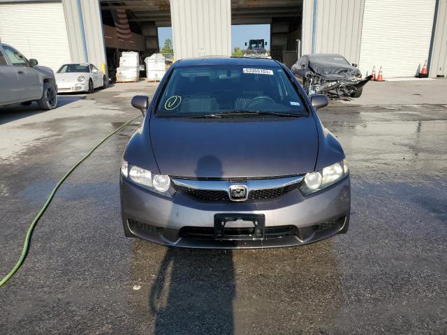2HGFA1F68AH519157 - 2010 HONDA CIVIC LX-S Մոխրագույն լուսանկար 5