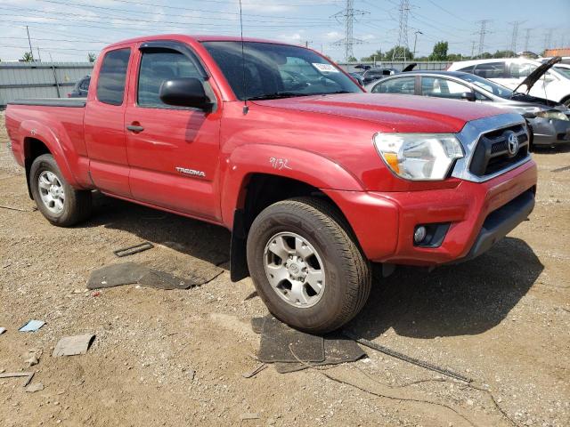 5TFUU4EN7DX050716 - 2013 TOYOTA TACOMA RED photo 4