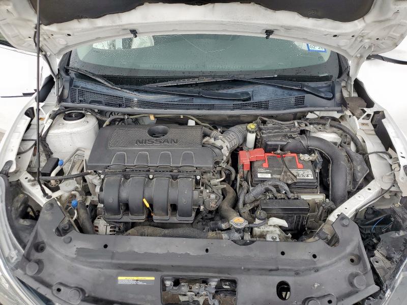 3N1AB7AP9KY433010 - 2019 NISSAN SENTRA S WHITE photo 11