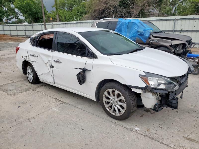 3N1AB7AP9KY433010 - 2019 NISSAN SENTRA S WHITE photo 4