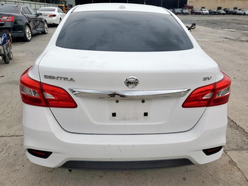 3N1AB7AP9KY433010 - 2019 NISSAN SENTRA S WHITE photo 6